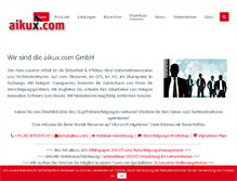 Tablet Screenshot of aikux.com